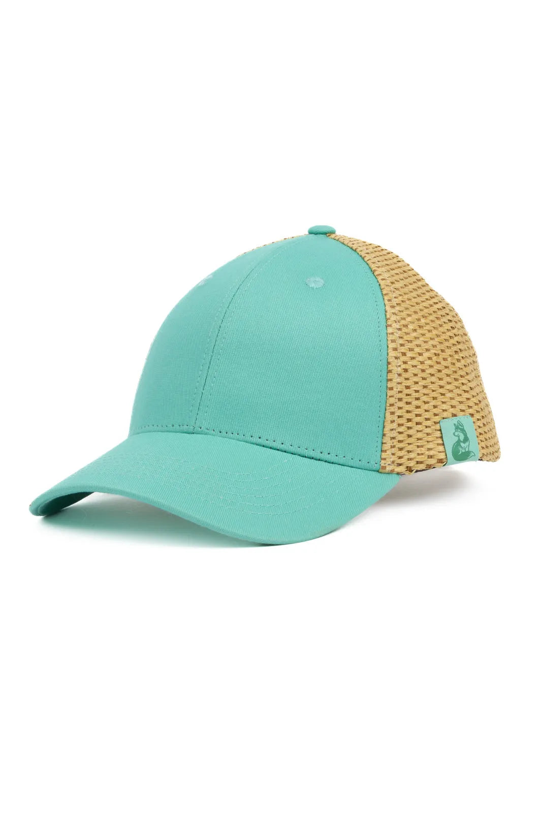 Island Vibes Baseball Cap with Raffia - Tampa Home & Garden Store