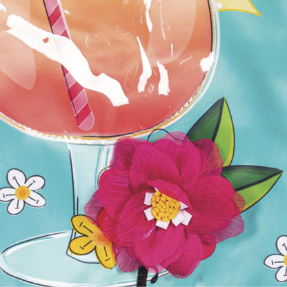 It's Happy Hour Somewhere Applique Garden Flag - Tampa Home & Garden Store