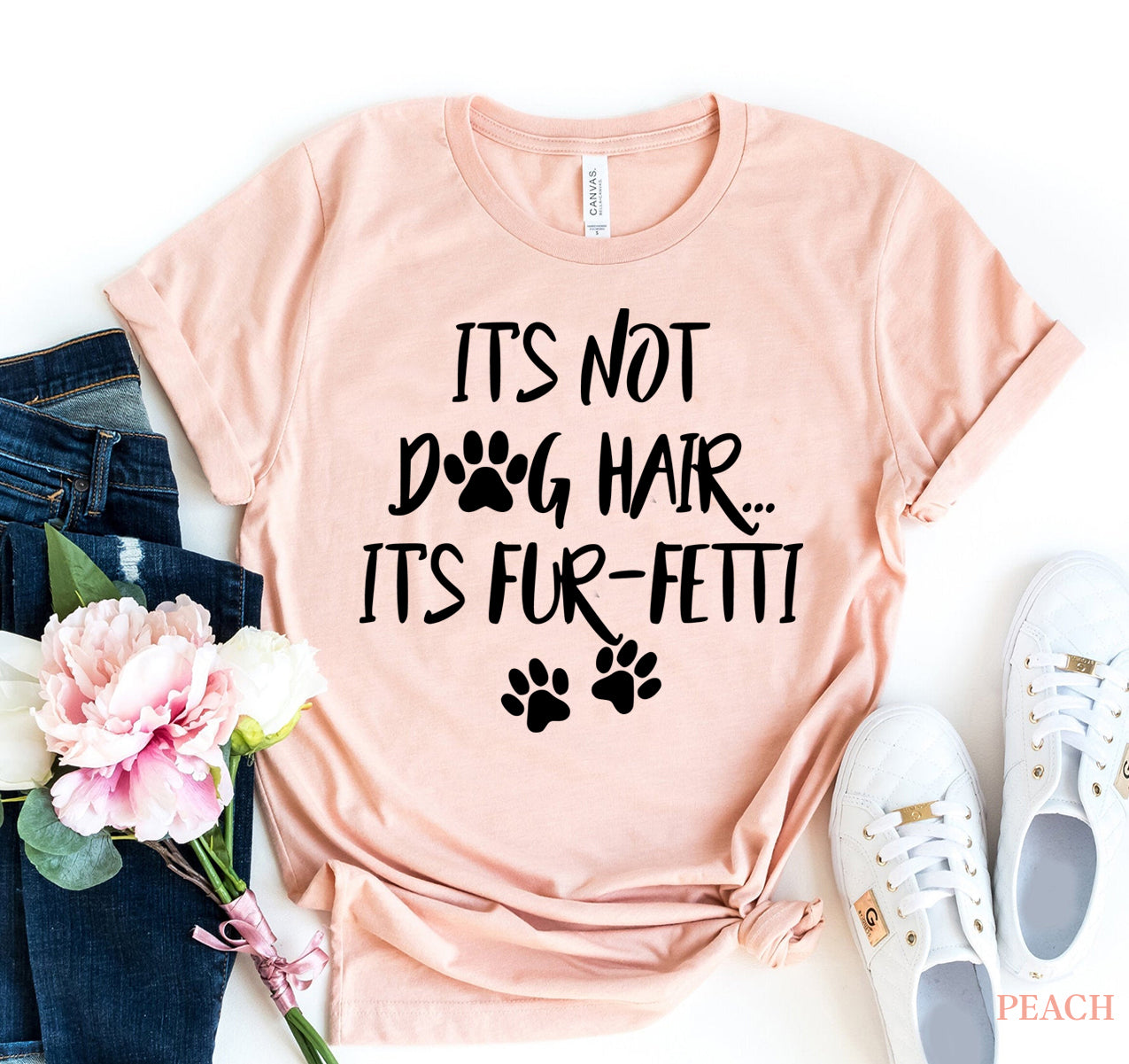It's Not Dog Hair, It's Fun-fetti T-Shirt - Tampa Home & Garden Store
