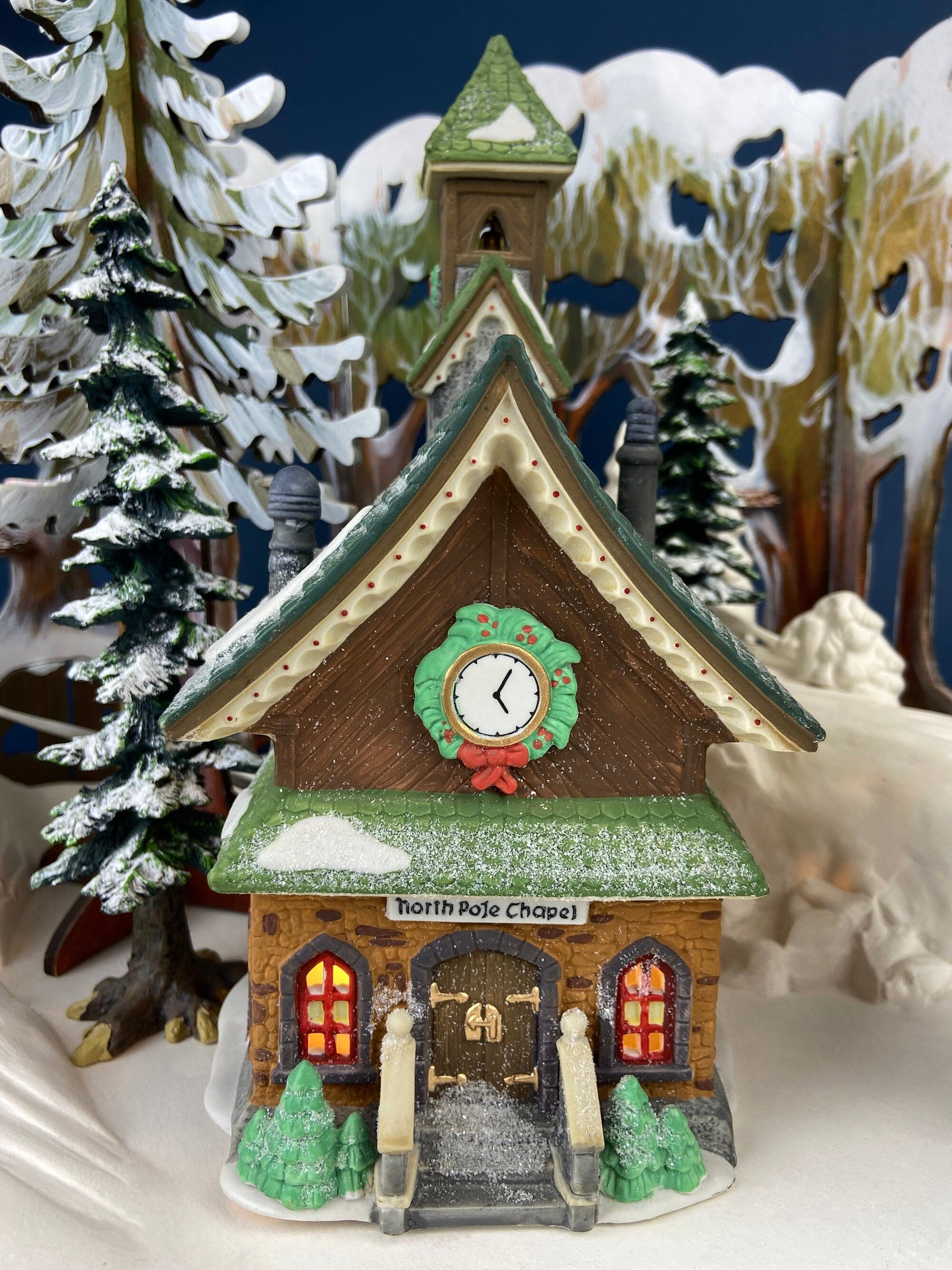 Ivy Glen Church by Department 56. Dicken's Village Series. Porcelain Illuminated House.  Christmas Village Accessories. - Tampa Home & Garden Store