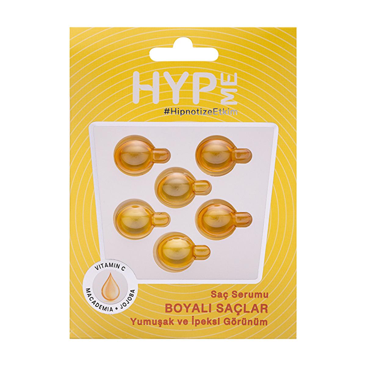 Hyp Me Hair Serum capsules for colored hair; pack with amber capsules, vitamin C & macadamia oil on Tampa Home & Garden Store