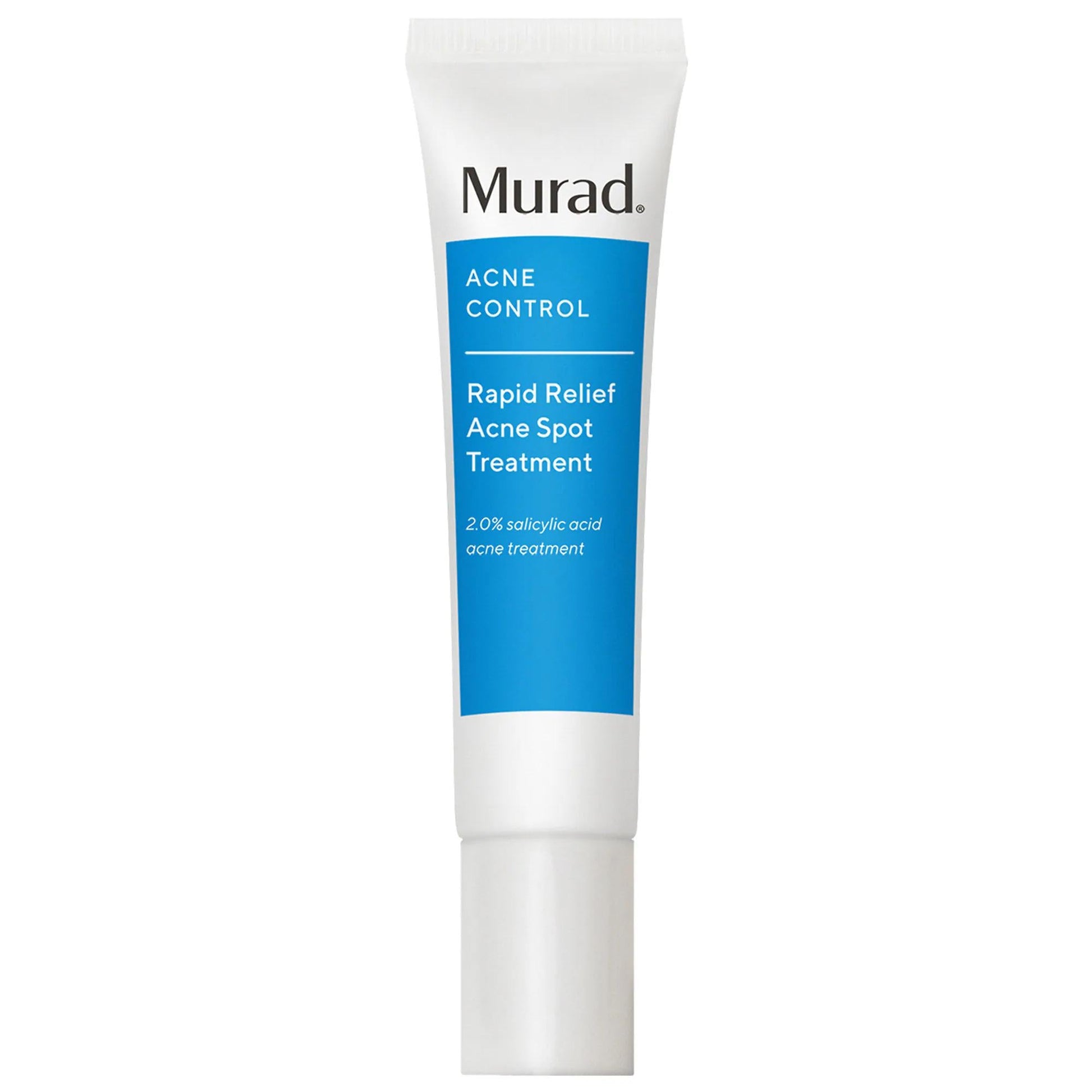 Acne treatment Murad Acne Control Rapid Relief Acne Spot Treatment tube white with blue label on Tampa Home & Garden Store