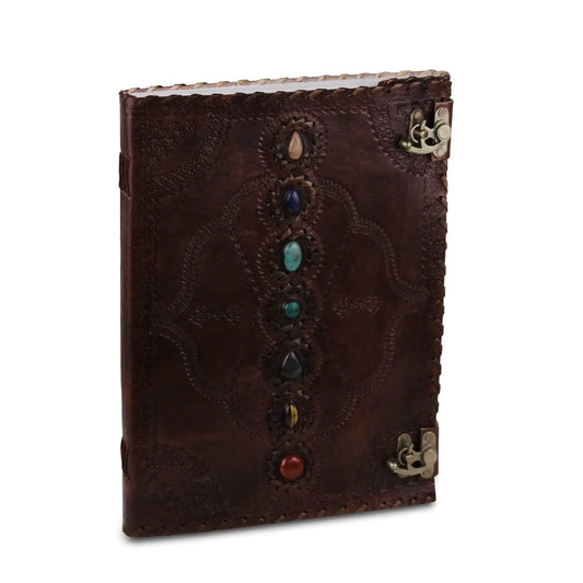 Colosseum Journal Sketchbook gemstone accents Classy Leather Bags on Tampa Home Garden on Tampa Home & Garden Store