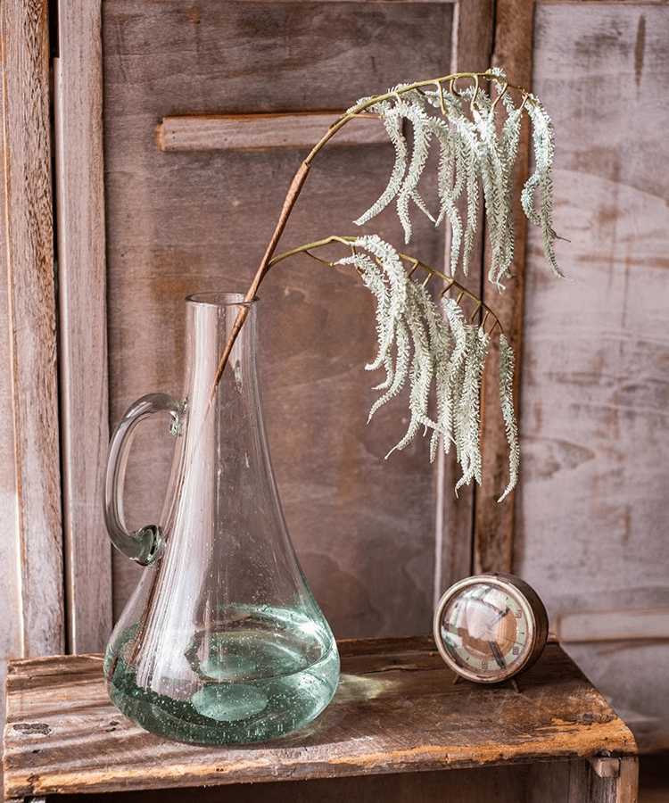 Artificial Amaranth Stem 23.6in tall by RusticReach arranged in a clear glass vase on Tampa Home & Garden Store