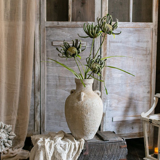 Faux Silk artificial sunflower stems in green, 39 inches tall RusticReach on Tampa Home & Garden Store