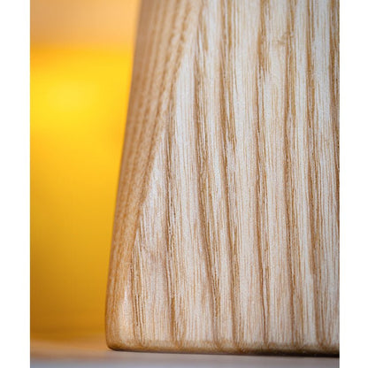 Ash wood desktop pen holder with natural grain texture by RusticReach on Tampa Home & Garden Store
