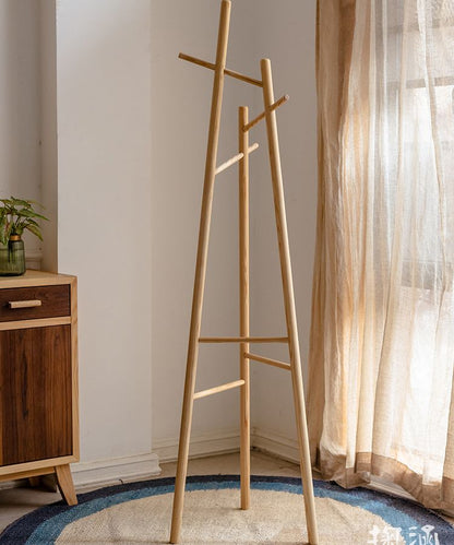Ash Wood Coat Rack RusticReach solid wood coat rack with tall angled legs on Tampa Home & Garden Store