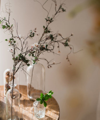 Faux colorful baby's-breath vine stem 27 inches tall Silk RusticReach blossoms in glass vases on Tampa Home & Garden Store