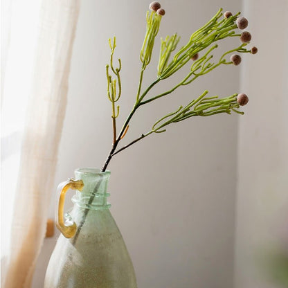 Berzelia fruit stem 24 inches tall limegreen branches brown berries in bottle RusticReach on Tampa Home & Garden Store