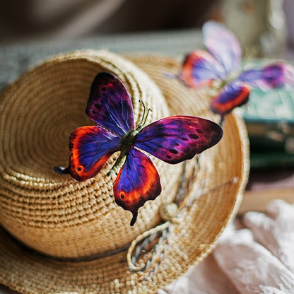 Butterfly Clips Randomly Picked Set of 5 RusticReach in purple and orange on Tampa Home & Garden Store