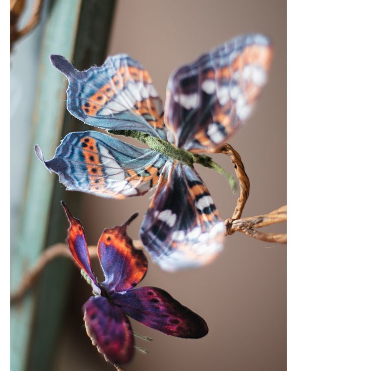 Butterfly Clips RusticReach set of 5, assorted blue purple orange decorative clips on Tampa Home & Garden Store