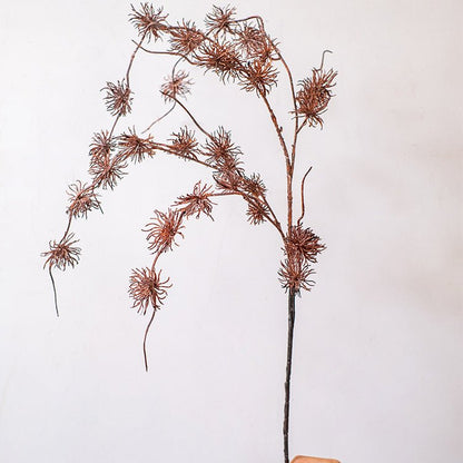 Plastic Cangli Stem 33in tall decorative stem with rust-brown seed clusters by RusticReach on Tampa Home & Garden Store