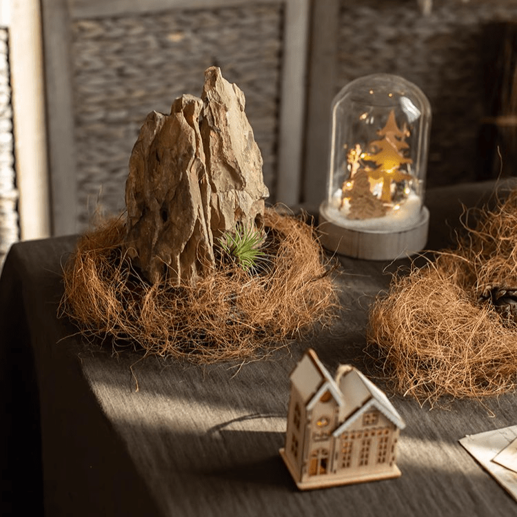 Coconut fiber pot soil surface padding mats set of 3, RusticReach on Tampa Home & Garden Store