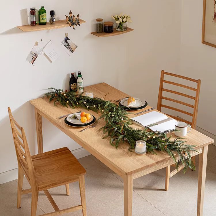 Evergreen Fern Garland and Wreath RusticReach used as a dining table centerpiece on Tampa Home & Garden Store