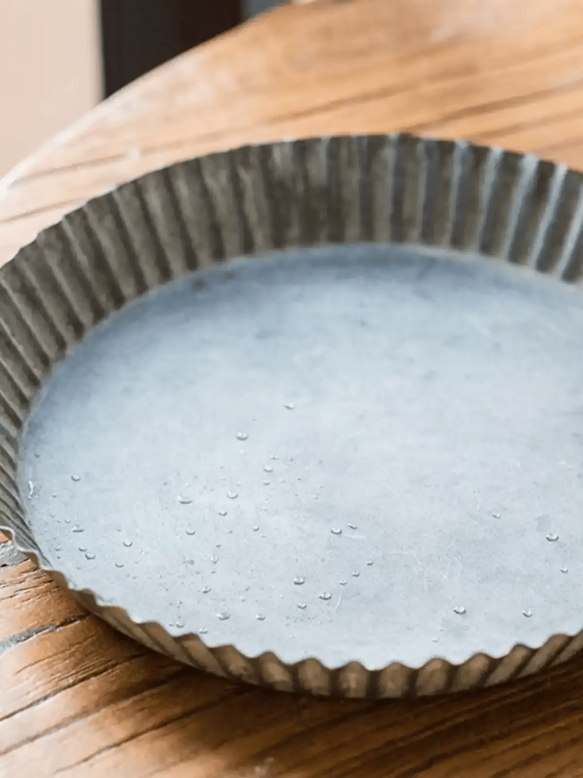 Rustic Fluted Metal Tray RusticReach round galvanized planter with ridged edge on Tampa Home & Garden Store