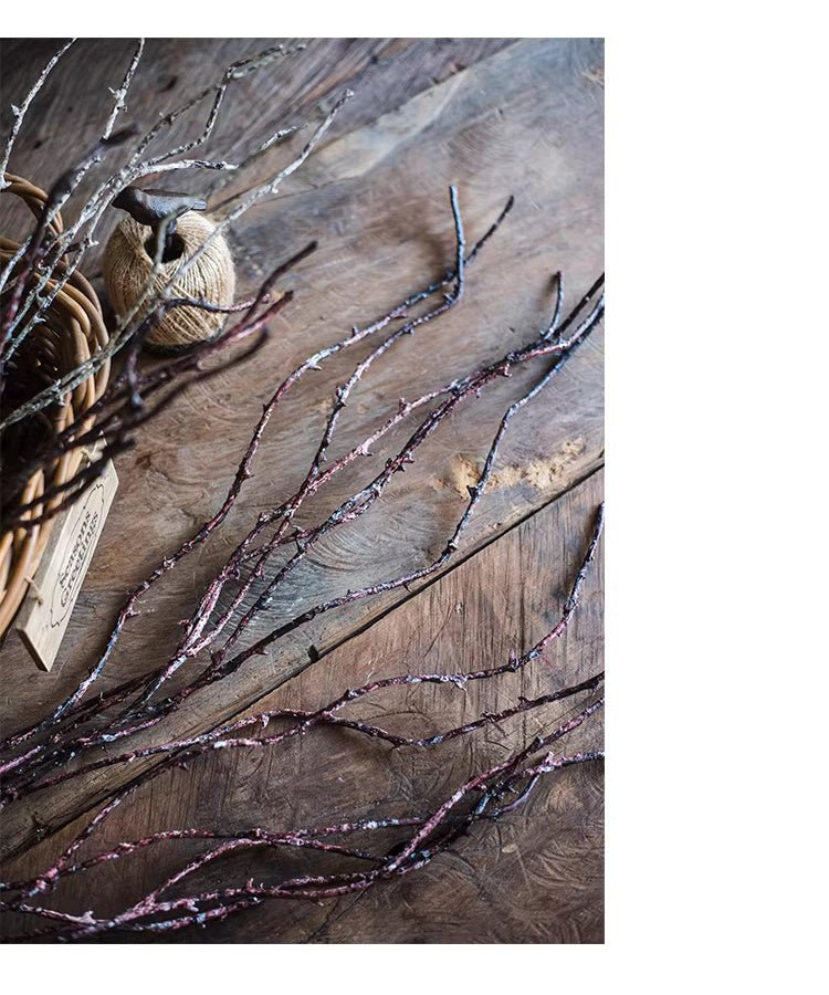 Ikebana Twig Branch artificial twigs brown with white speckles RusticReach on Tampa Home & Garden Store