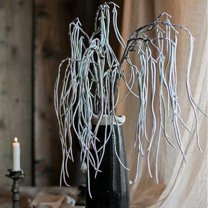RusticReach artificial Let Fall plant stem, 29in tall, draping silver-gray tendrils on Tampa Home & Garden Store