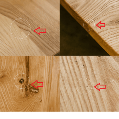 Multifunctional Solid Wood Square Grid by RusticReach four-panel wood grain with minor flaws on Tampa Home & Garden Store