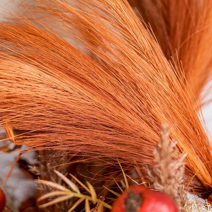 Faux reed grass stem orange color, 30in tall RusticReach on Tampa Home & Garden Store