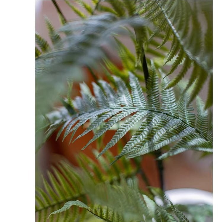 Artificial Tall Fern Leaf Stem green, realistic textured fronds RusticReach on Tampa Home & Garden Store