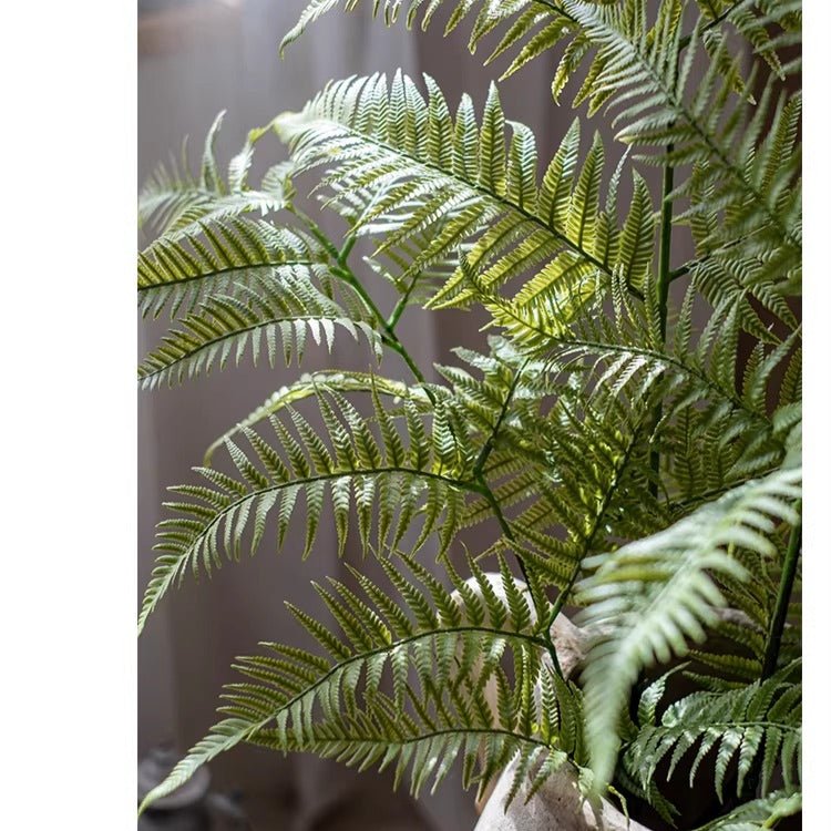 Artificial Tall Fern Leaf Stem by RusticReach in lush green with detailed fronds on Tampa Home & Garden Store