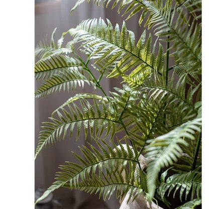 Artificial Tall Fern Leaf Stem by RusticReach in lush green with detailed fronds on Tampa Home & Garden Store