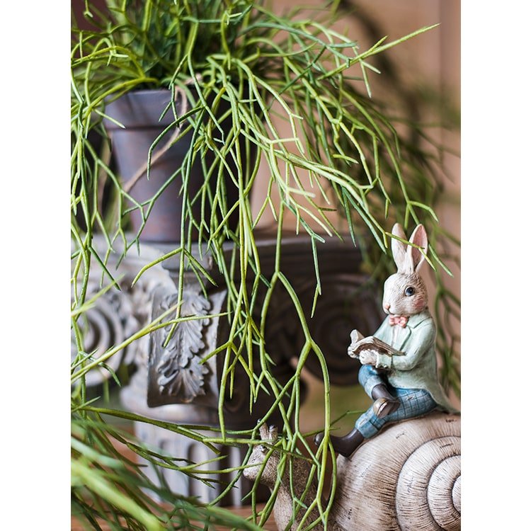 Artificial Faux Usnea Vine Stem 22-inch trailing green vines RusticReach artificial plant on Tampa Home & Garden Store