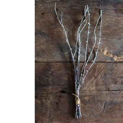 Whitewashed twig branches bundle, 22 inches tall, RusticReach artificial non-flowering plant on Tampa Home & Garden Store
