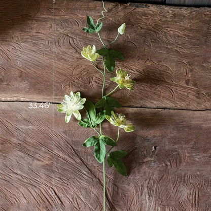 Wildflower Vine Stem 33in artificial plant with pale blooms and green leaves RusticReach on Tampa Home & Garden Store