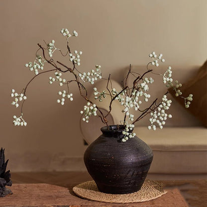 Zen Style Light Green Berry Stem by RusticReach in a vase with berry clusters 37.8 in tall on Tampa Home & Garden Store