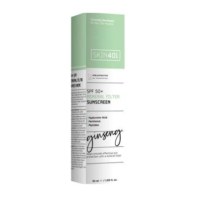 Skin401 SPF50+ Mineral Filter Sunscreen Beauty Care Bag vegan cruelty-free 1.69 fl oz on Tampa Home & Garden Store