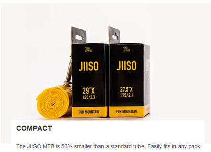 JIISO TPU Bike Inner Tube For Mountain Bike 27.5" and 29" FV45mm Presta Value MTB Tire Tubes - Tampa Home & Garden Store