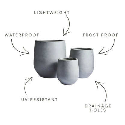 The Jitt Flared Planter | Unique Modern Statement Pot