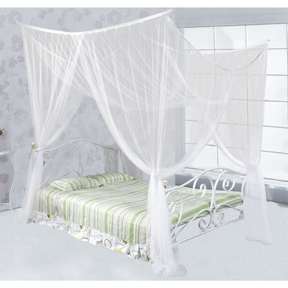 Dosel mosquitero blanco de malla - tamaño Matrimonial Queen King