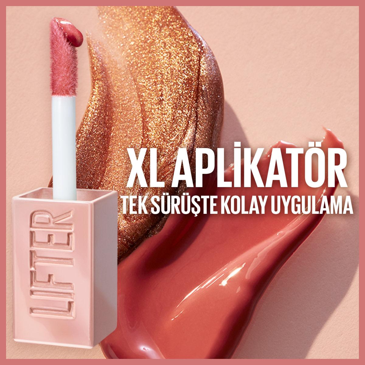 Lip gloss Maybelline New York Lifter Gloss with pink applicator and peach-pink glossy finish on Tampa Home & Garden Store