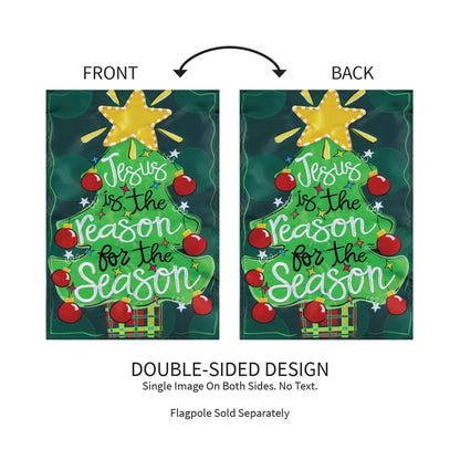 Jesus Is The Reason Applique Garden Flag - Tampa Home & Garden Store