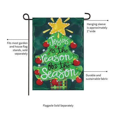 Jesus Is The Reason Applique Garden Flag - Tampa Home & Garden Store