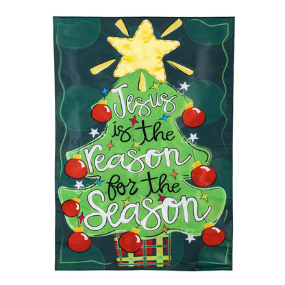 Jesus Is The Reason Applique House Flag - Tampa Home & Garden Store