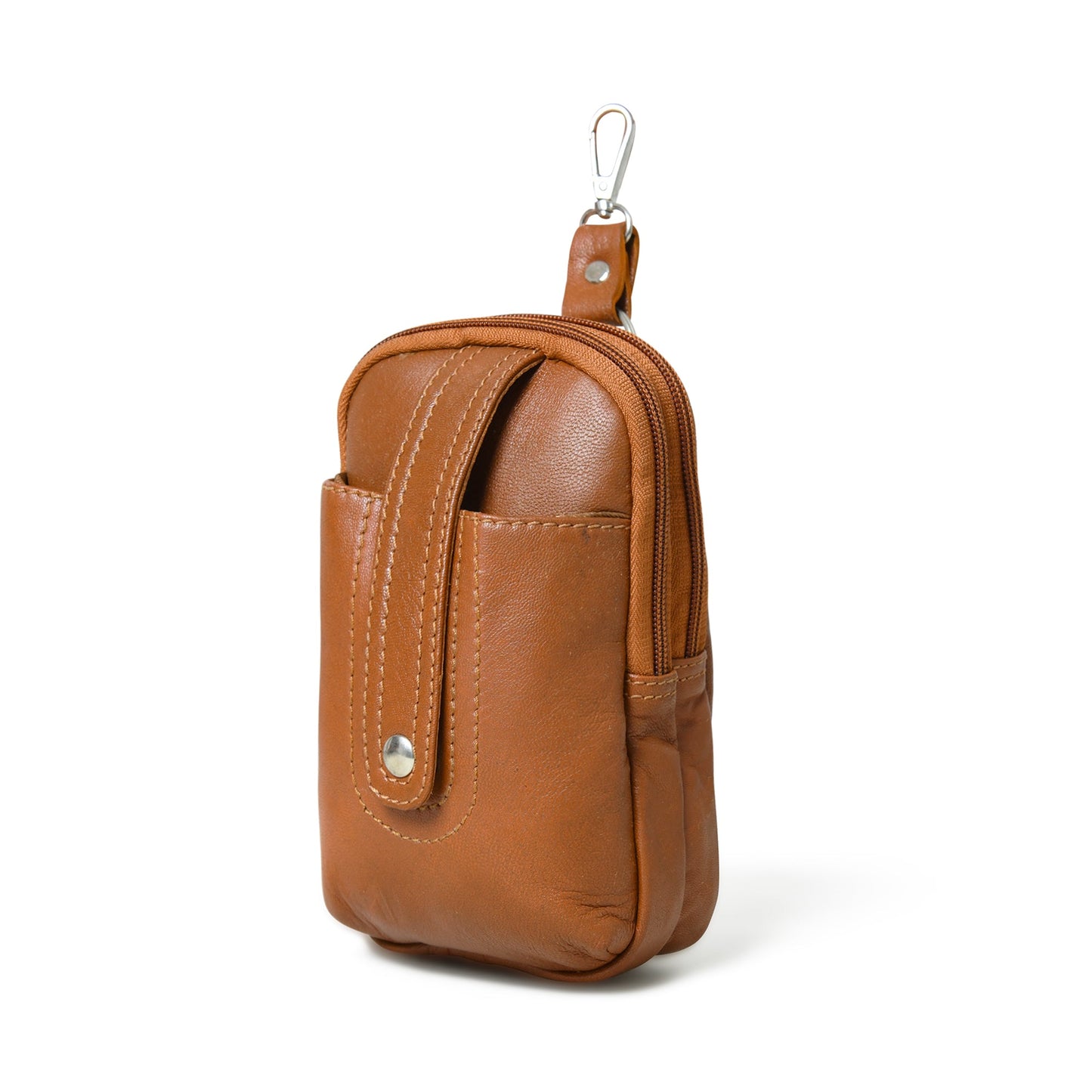Jet-Set Organizer: Leather Phone Pouch - Tampa Home & Garden Store
