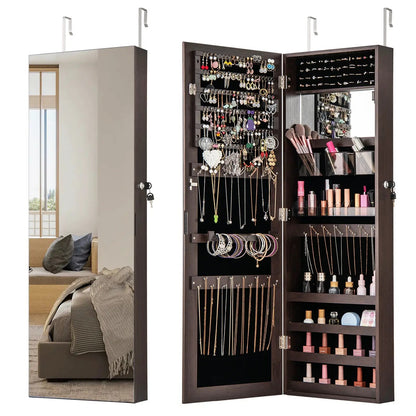 43.5 Inch Jewelry Mirror Cabinet Full Length