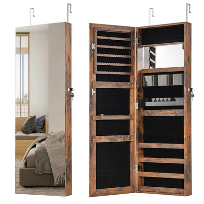 43.5 Inch Jewelry Mirror Cabinet Full Length
