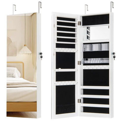 43.5 Inch Jewelry Mirror Cabinet Full Length