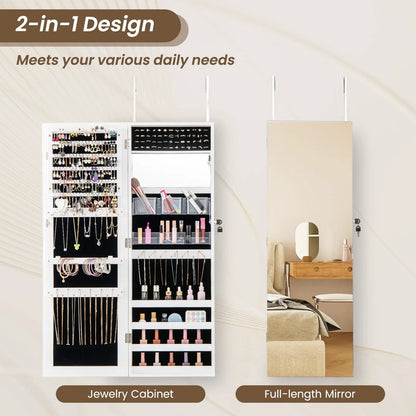 43.5 Inch Jewelry Mirror Cabinet Full Length