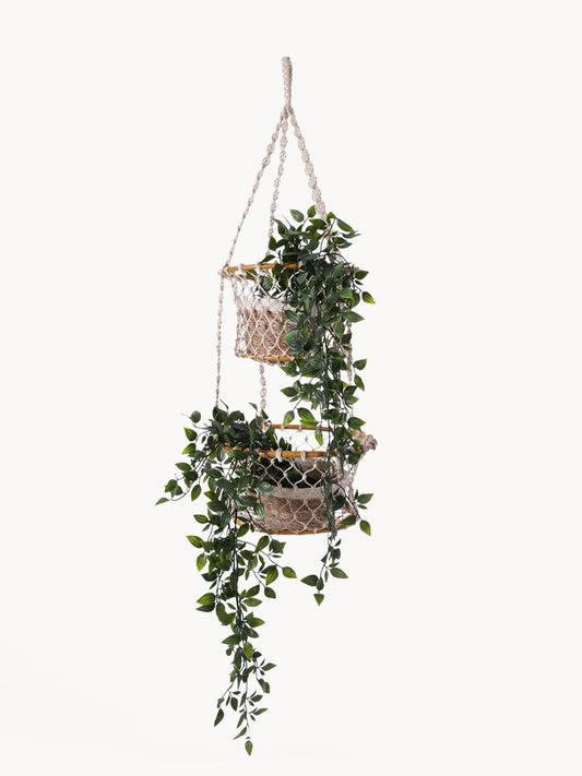 Jhuri Double Hanging Basket - Tampa Home & Garden Store