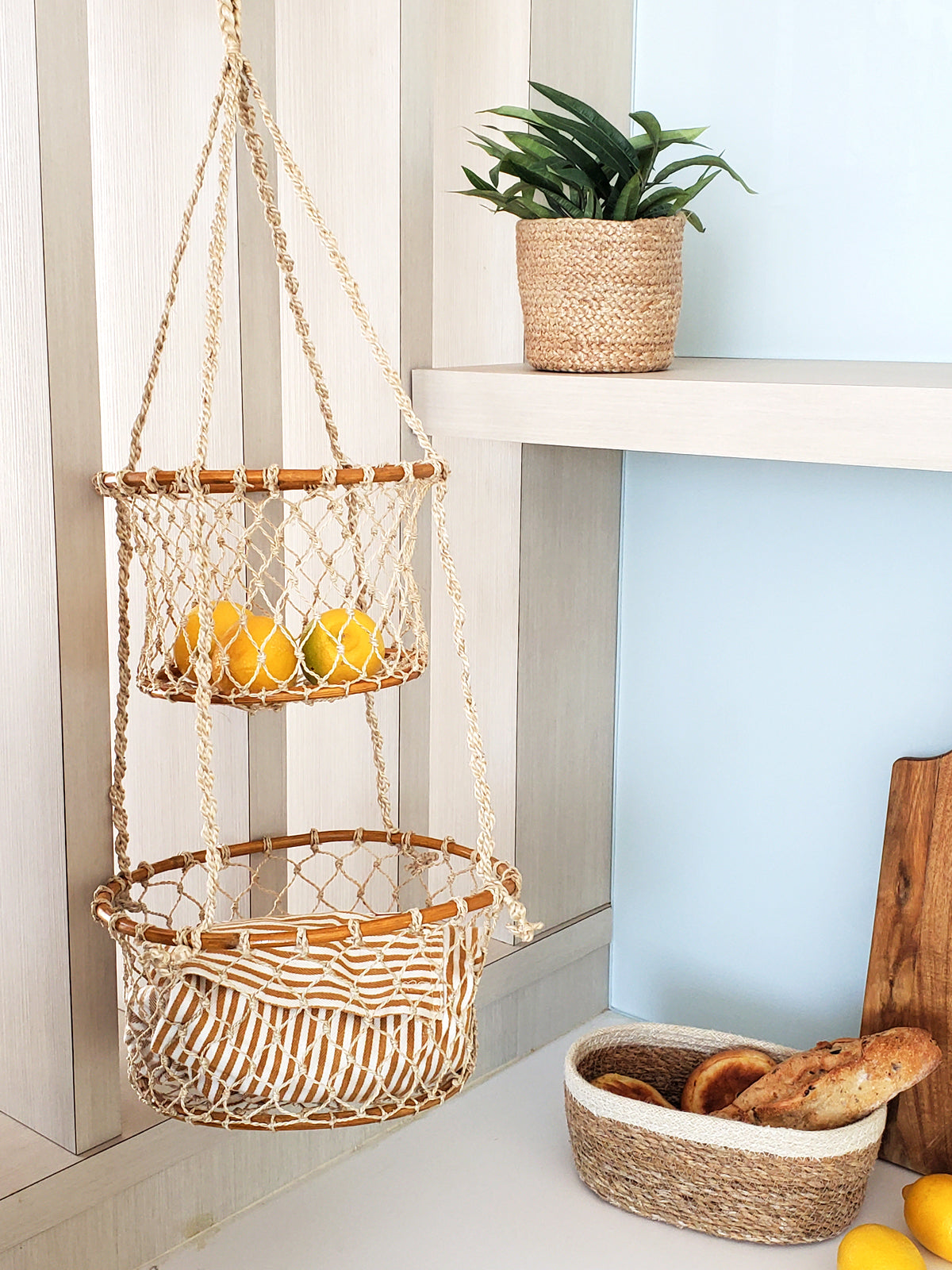 Jhuri Double Hanging Basket - Tampa Home & Garden Store