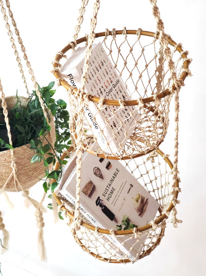 Jhuri Double Hanging Basket - Tampa Home & Garden Store