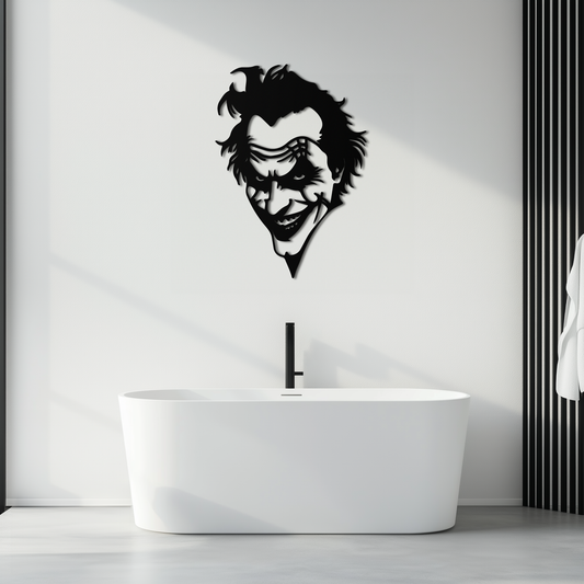 Joker Metal Wall Art - Iconic Villain Steel Silhouette for Bold Interiors - KAF469 - Tampa Home & Garden Store