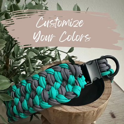 Josephine Braid Handmade Dog Collar - Customize Your Colors - Tampa Home & Garden Store