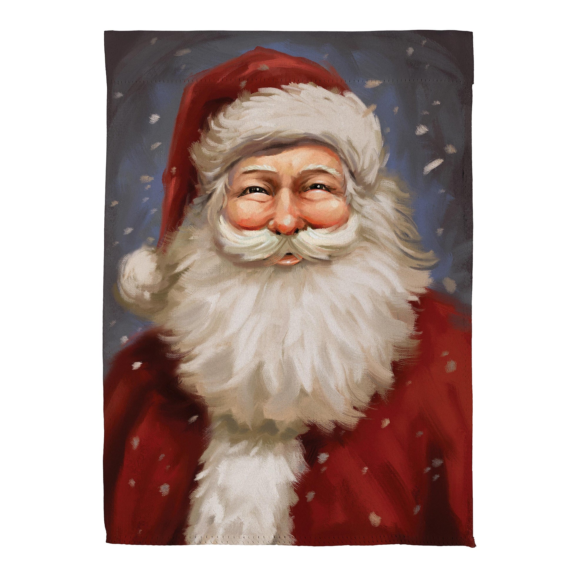 Joyful Santa Suede Garden Flag - Tampa Home & Garden Store