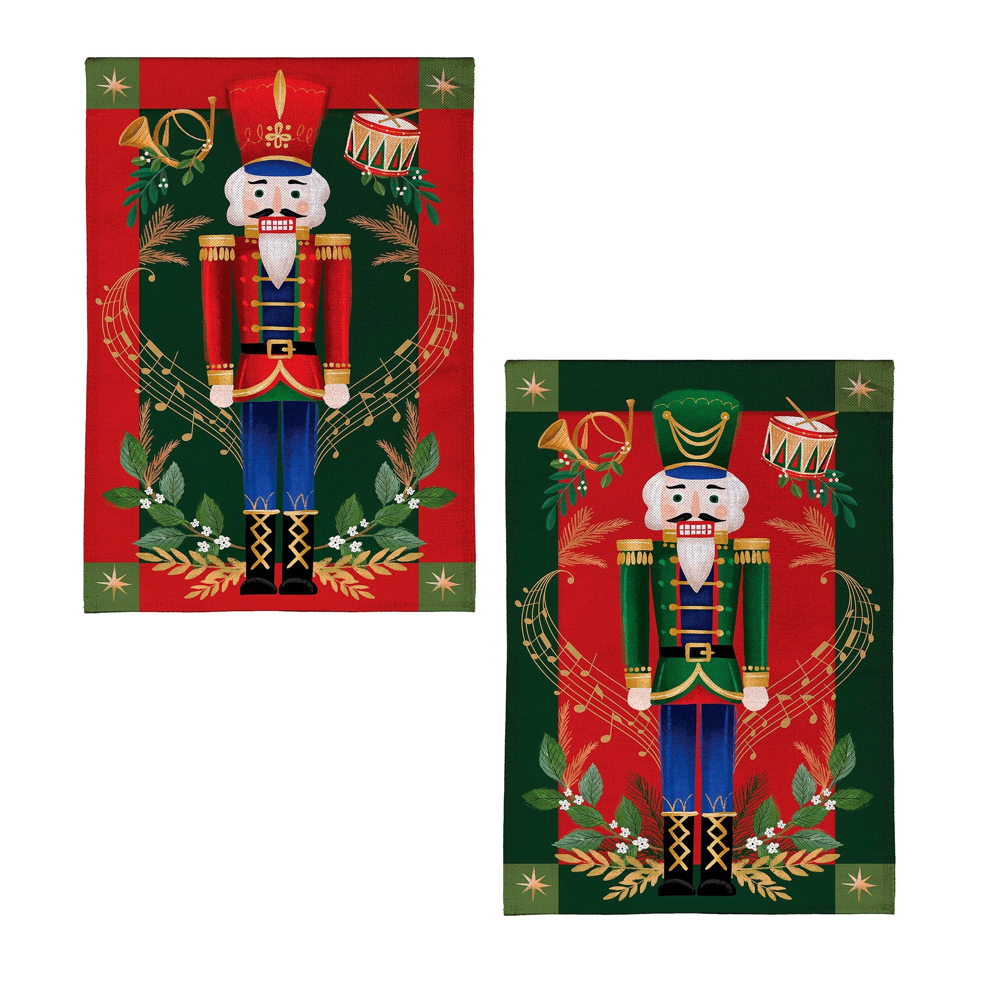 Joyful Traditions Double Sided Burlap Garden  Flag - Tampa Home & Garden Store